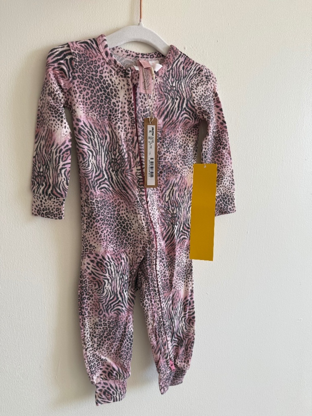 SKIMS Baby Bloom Animal Onesie Sleep Pajama